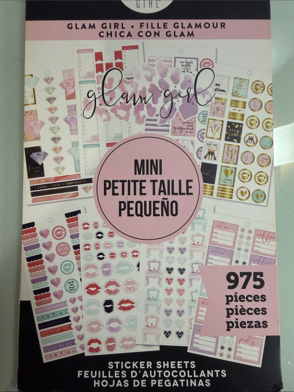 The Happy Planner- Glam Girl Mini Sticker Book